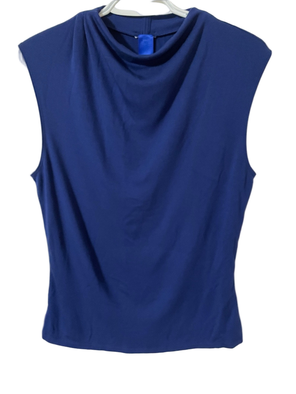 Kit and Ace Sleeveless Cowl Neck Royal Blue Top Size Medium
